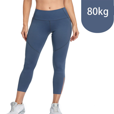 Plus Size Color Blocking Traceless Nude Fitness Yoga Pants Ladies Leggings 80kg
